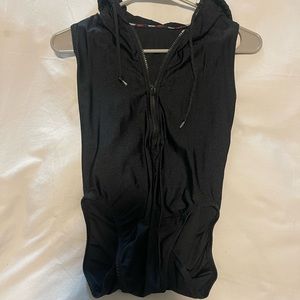 DKNY x Urban Outfitters high-rise and hooded bodysuit. Size M!
